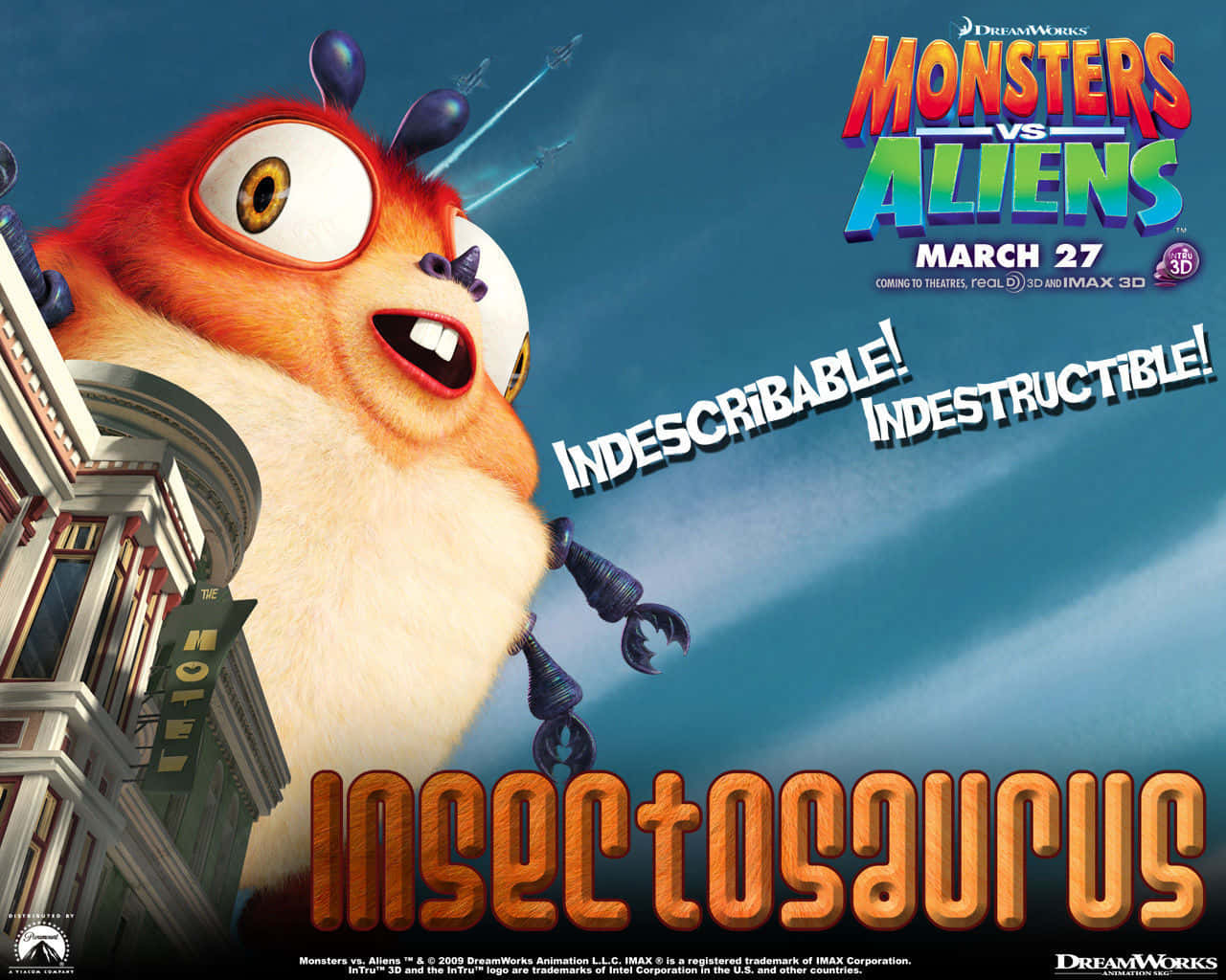 Monsters Vs Aliens Insectosaurus Cover