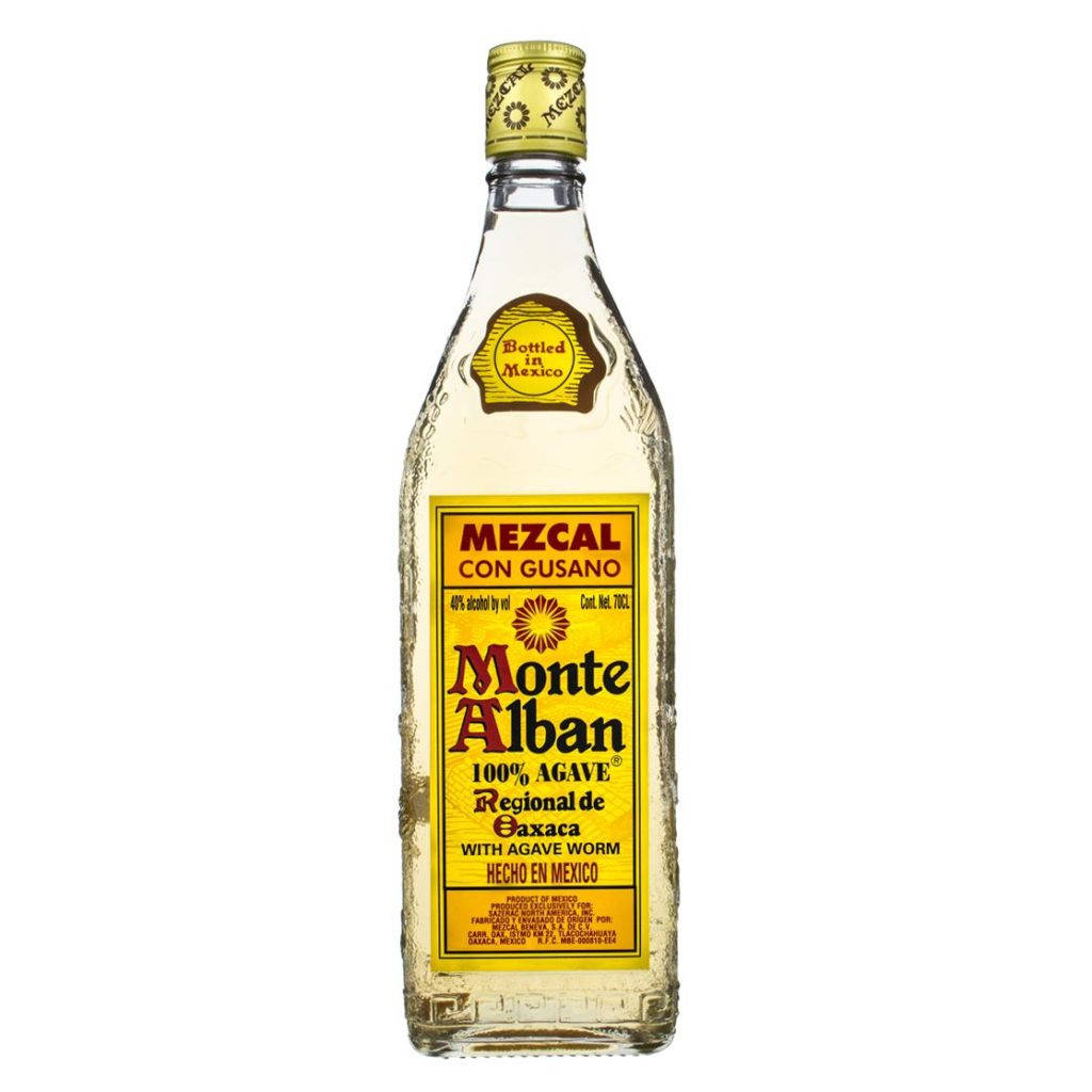 Monte Alban Mezcal Tequila 375ml Bottle Background