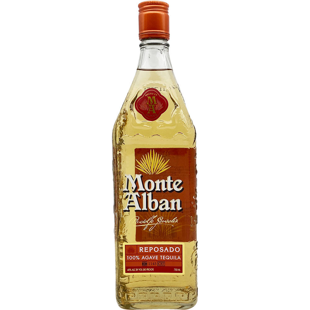 Monte Alban Reposado Tequila 750ml Bottle Background