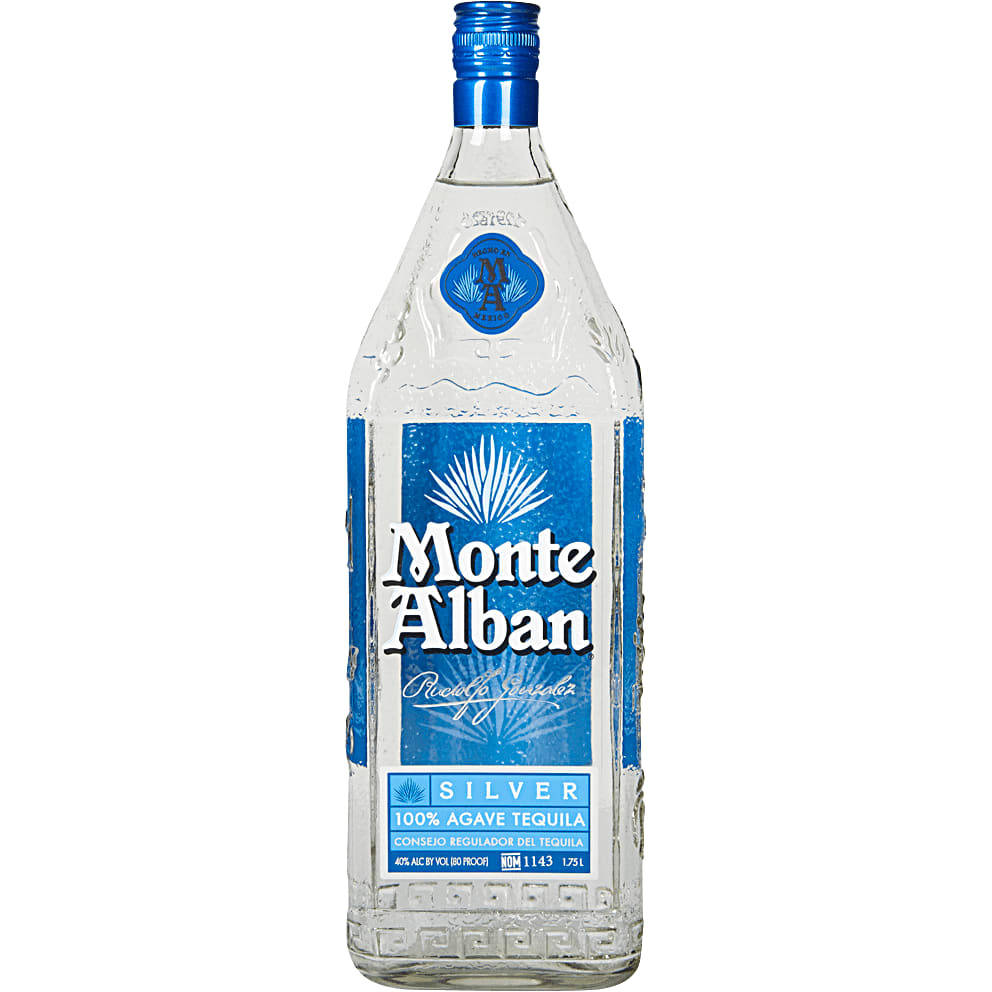 Monte Alban Silver Tequila 1.75l Bottle Background