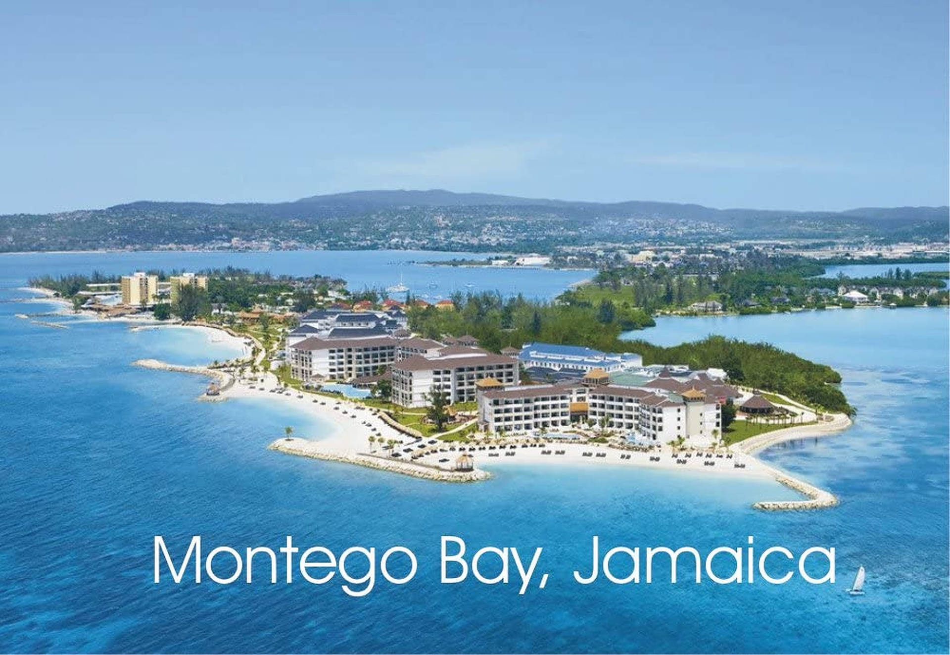 Montego Bay Jamaica Beach Background