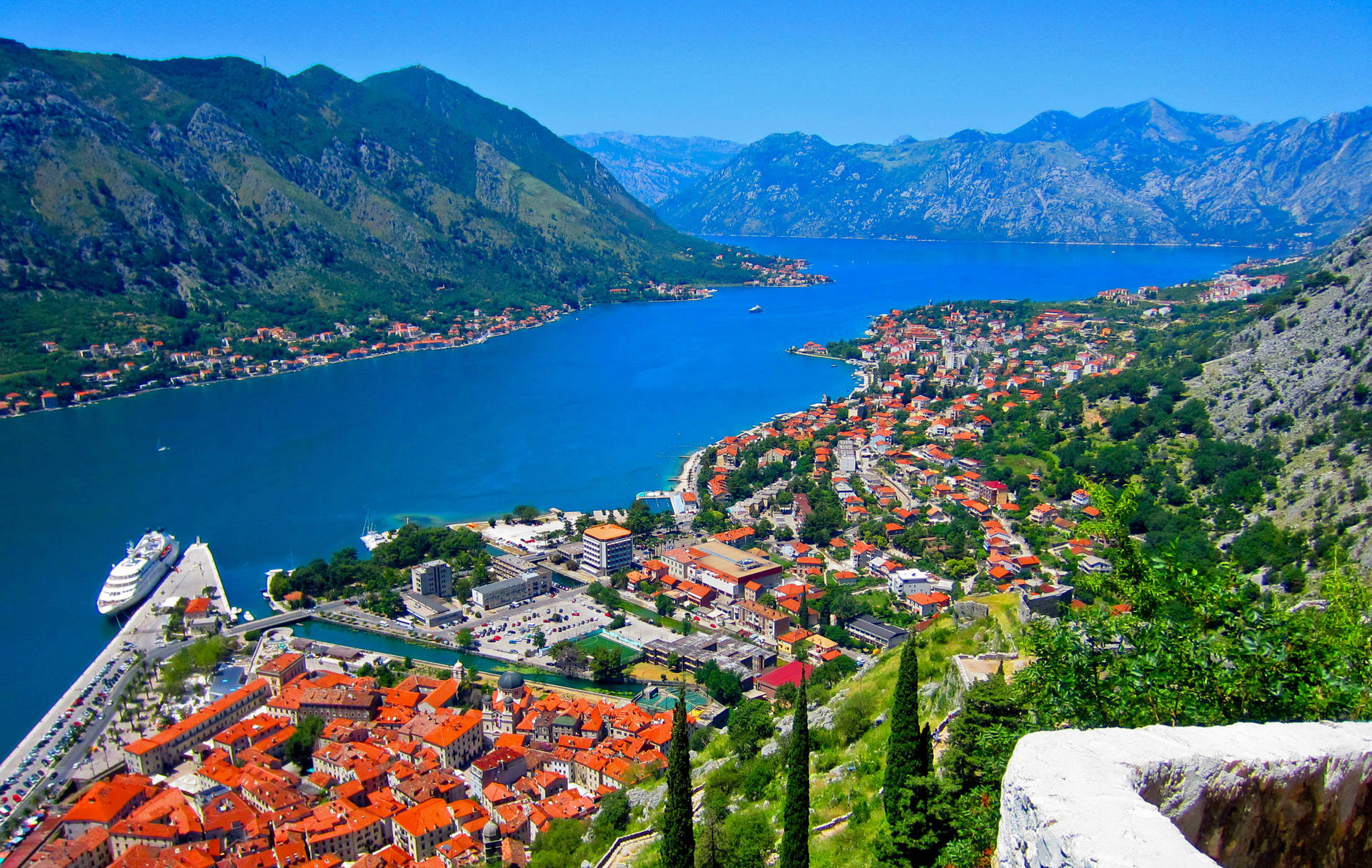Montenegro Adriatic Sea Background