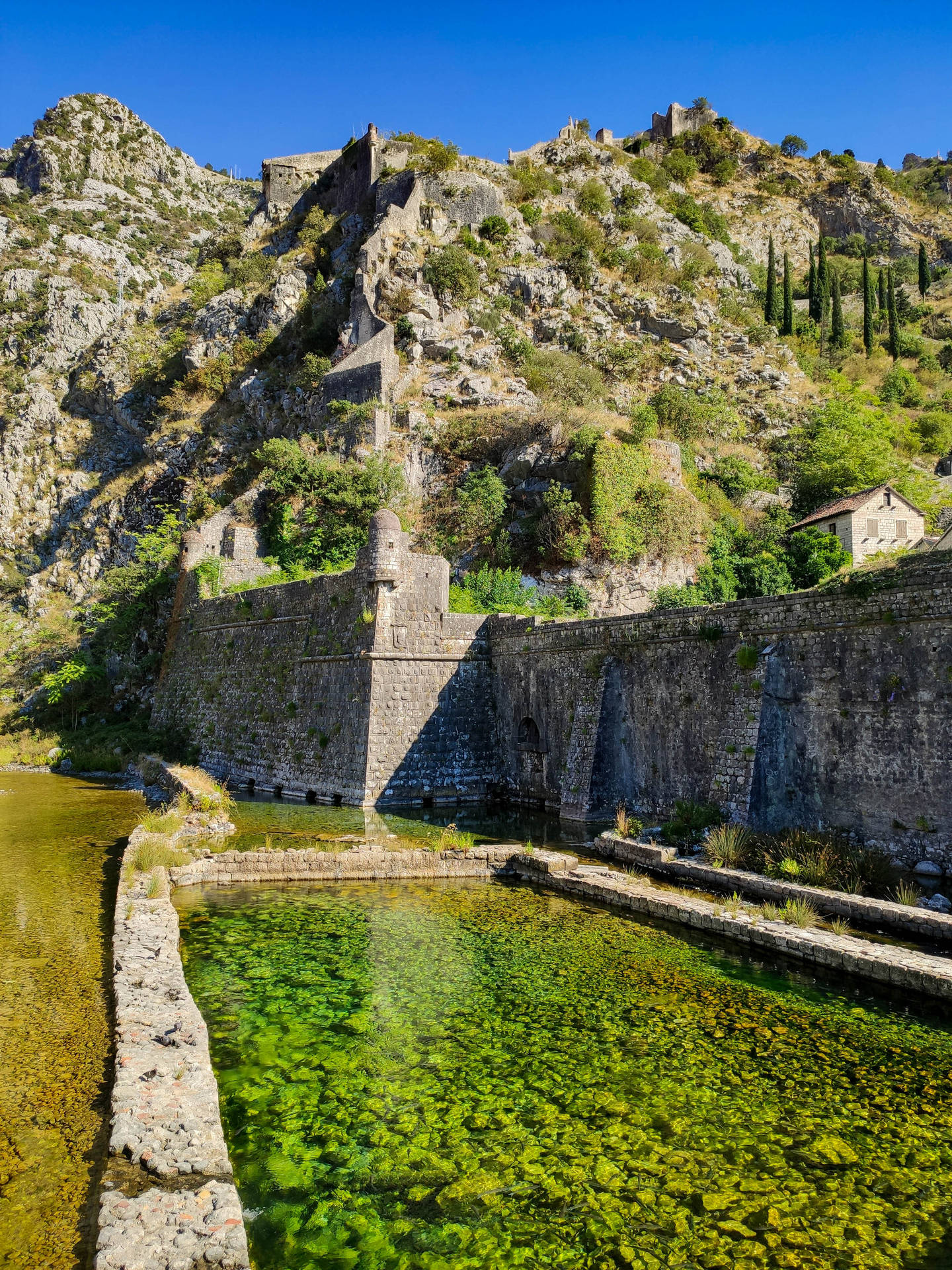 Montenegro Fortress Of St. John Background