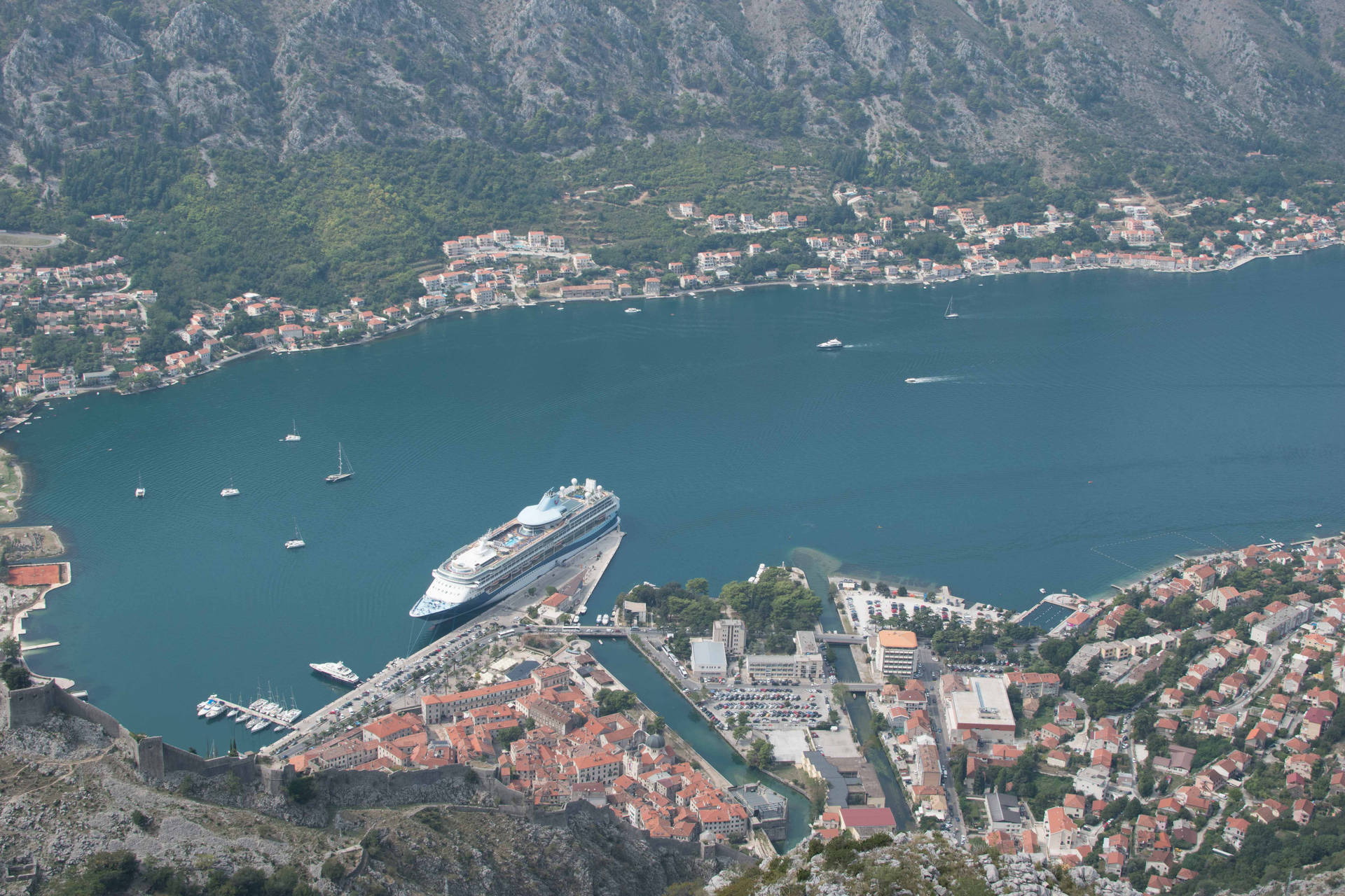 Montenegro Kotor Port Background