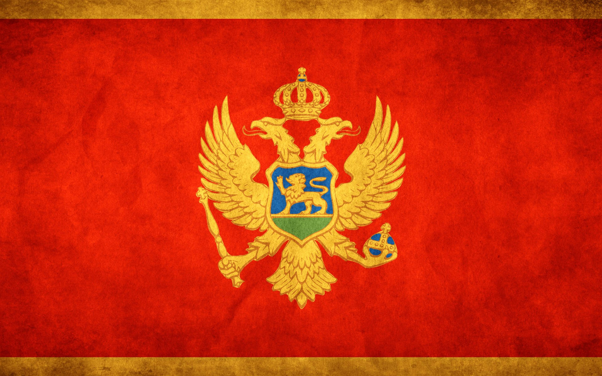 Montenegro National Flag Background