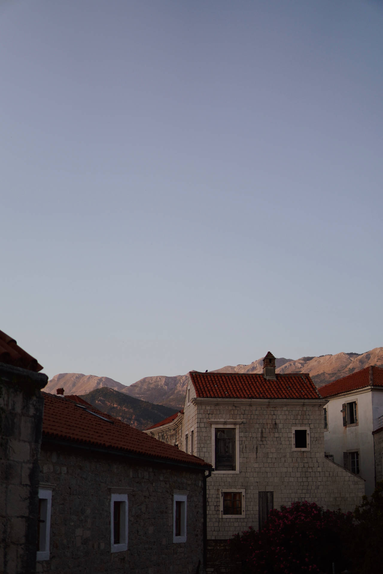 Montenegro Stone Houses Background