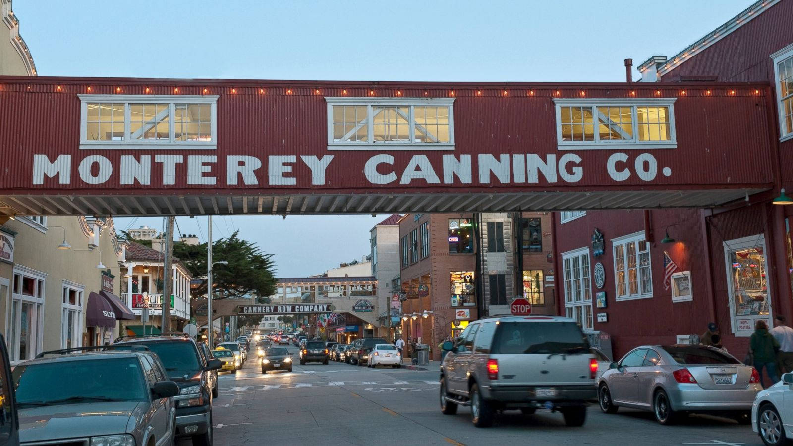 Monterey Canning In Cannery Row Background