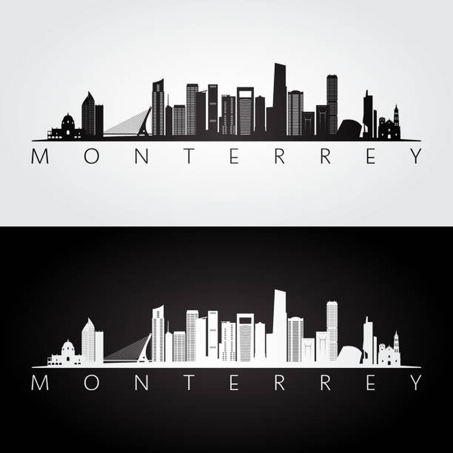 Monterrey Digital Illustration Background