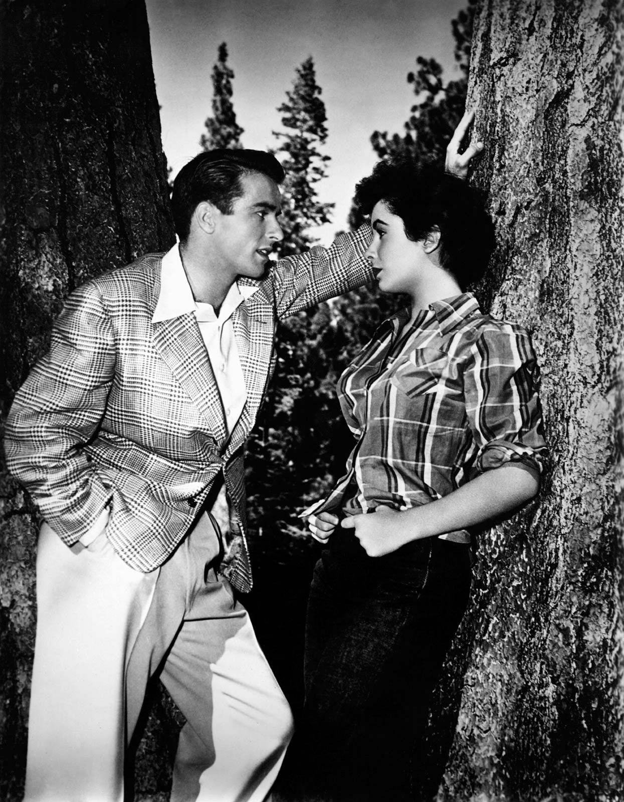 Montgomery Clift And Elizabeth Taylor Background