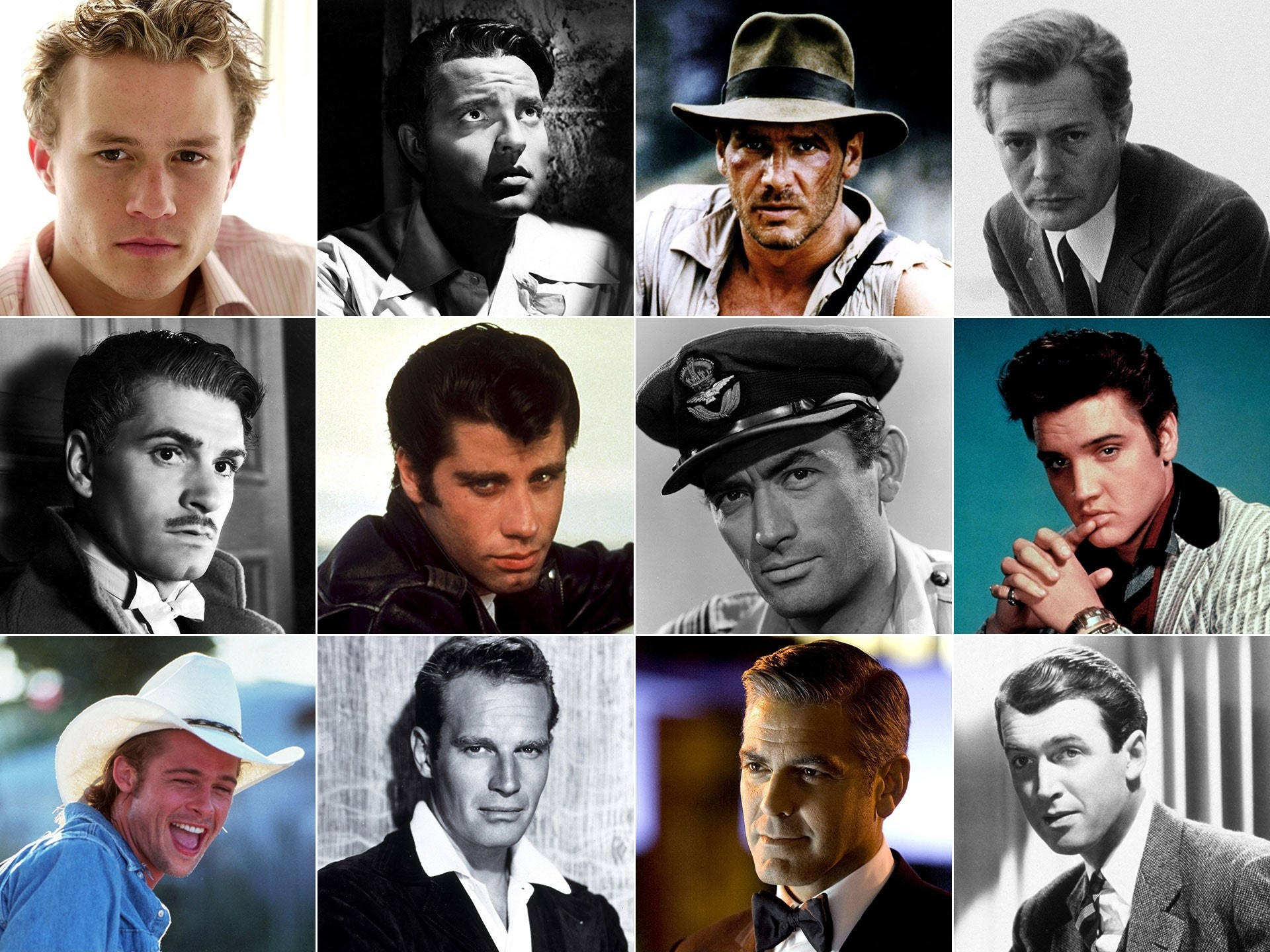 Montgomery Clift Hollywood Actors Collage Background