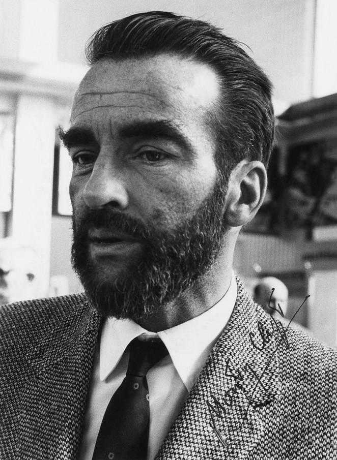 Montgomery Clift Messy Beard Background