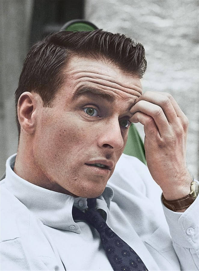 Montgomery Clift Scratching His Forehead