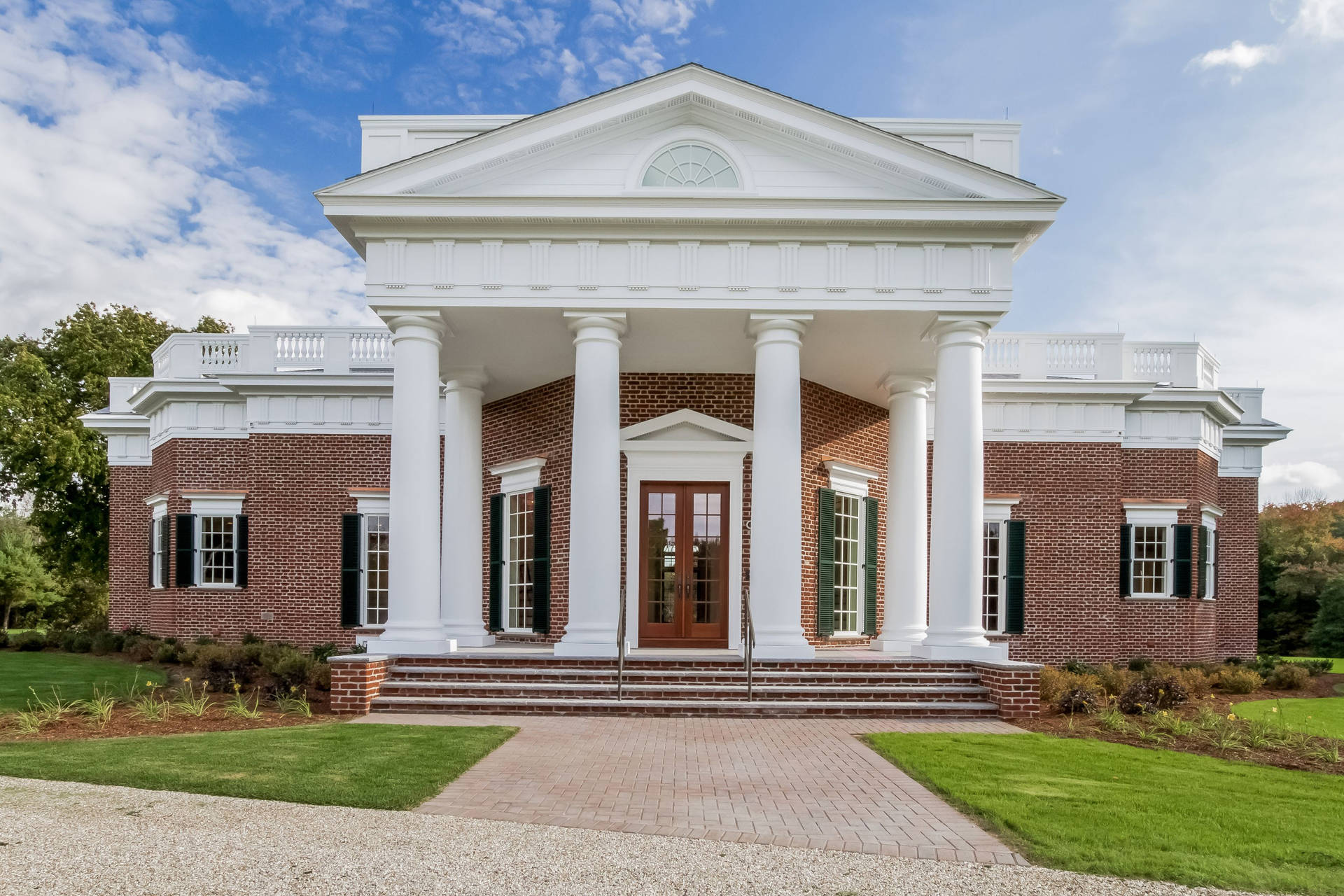 Monticello Close-up Background