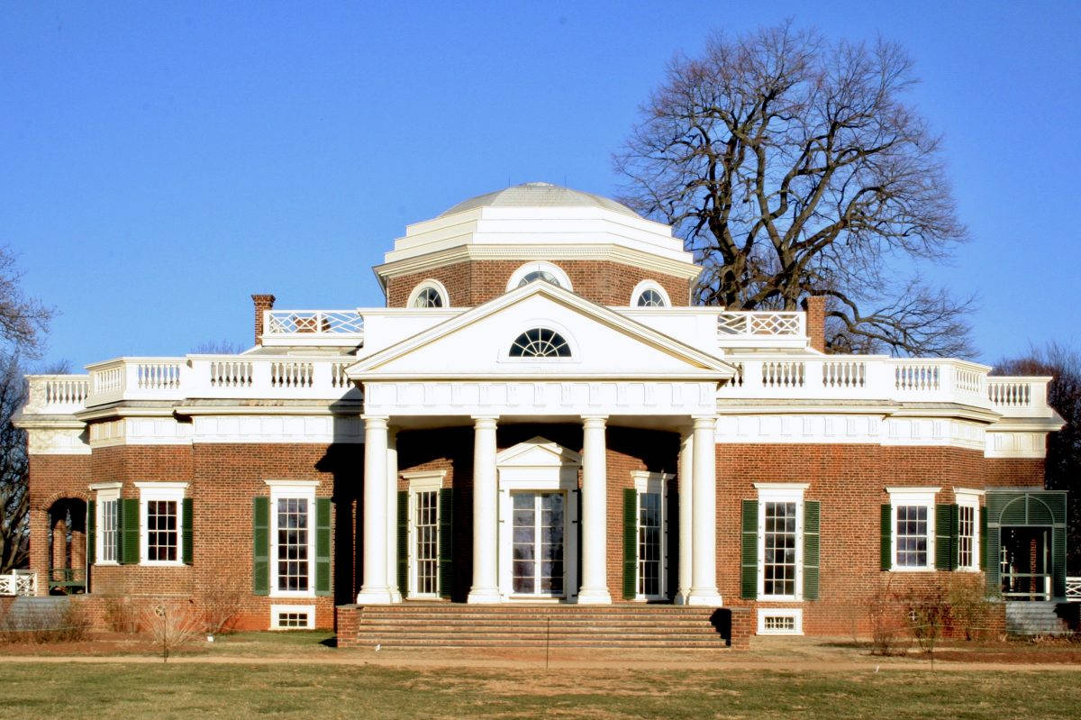 Monticello During Autumn Background