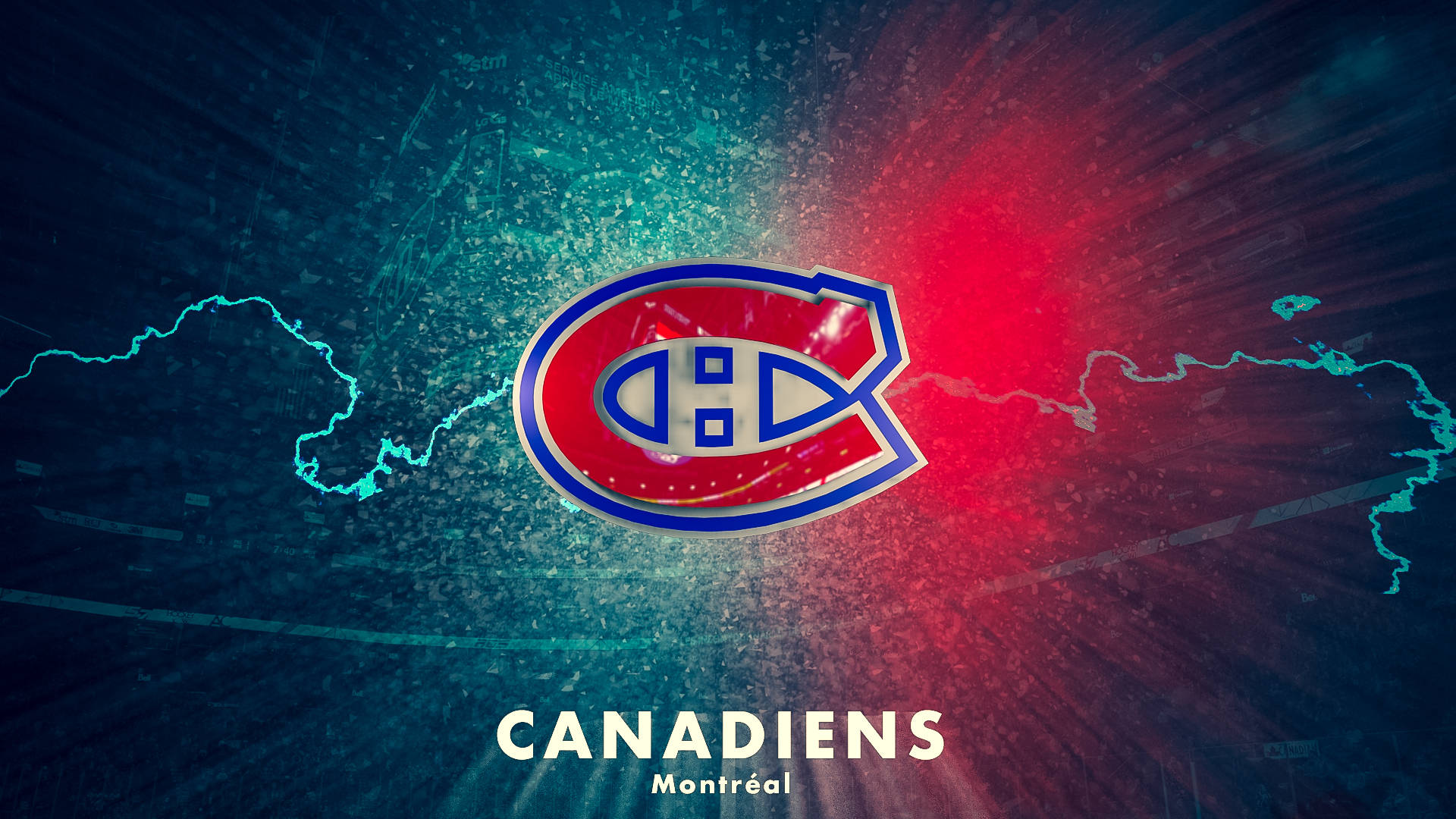 Montreal Canadiens Aesthetic Logo Background