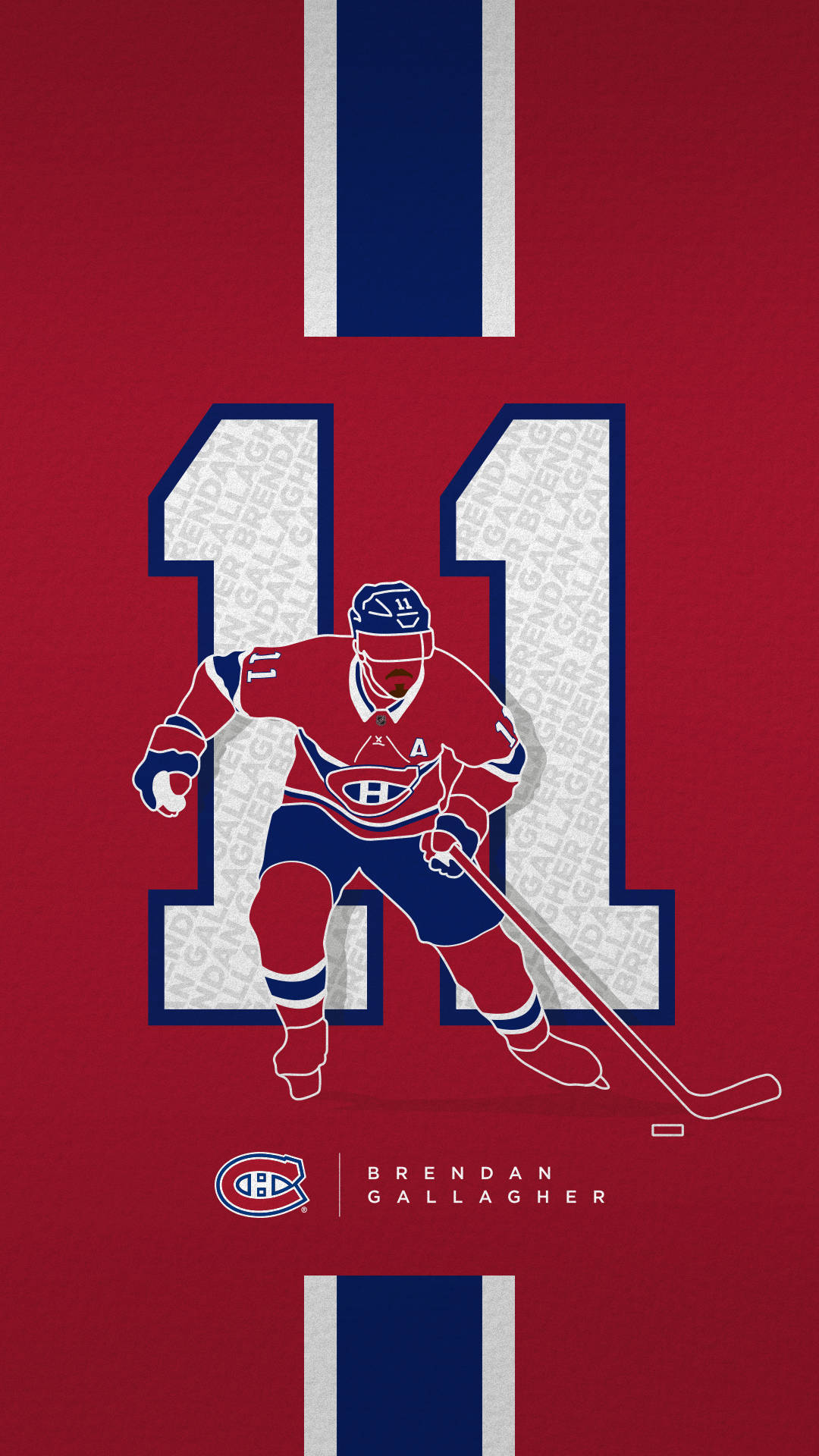 Montreal Canadiens Brendan Digital Art Background