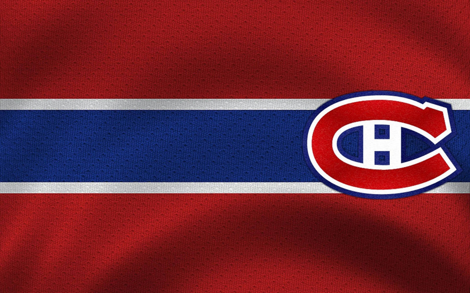 Montreal Canadiens Emblem Flag Background