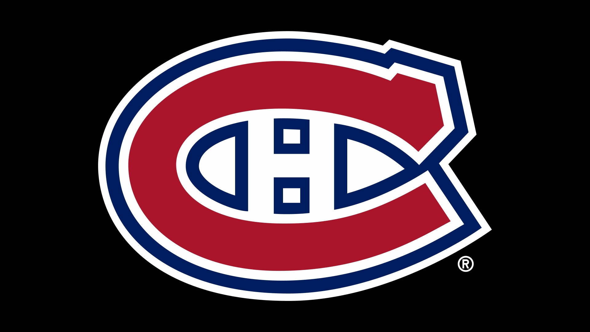 Montreal Canadiens Logo In Black Background