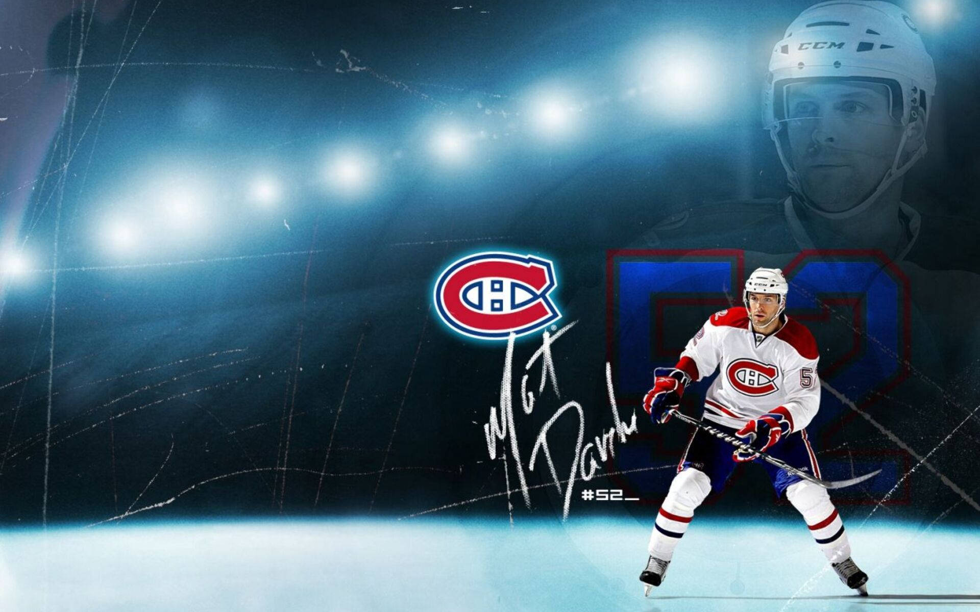 Montreal Canadiens Mat Darche Background