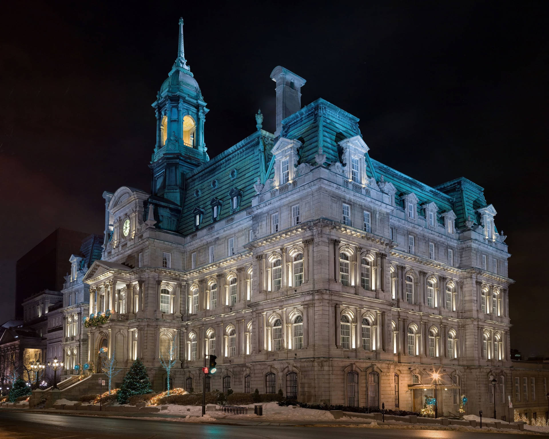 Montreal City Hall Background