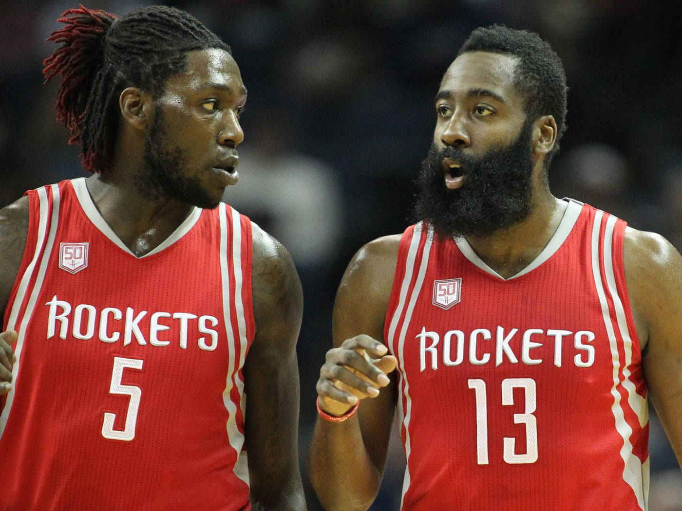 Montrezl Harrell And James Harden Background