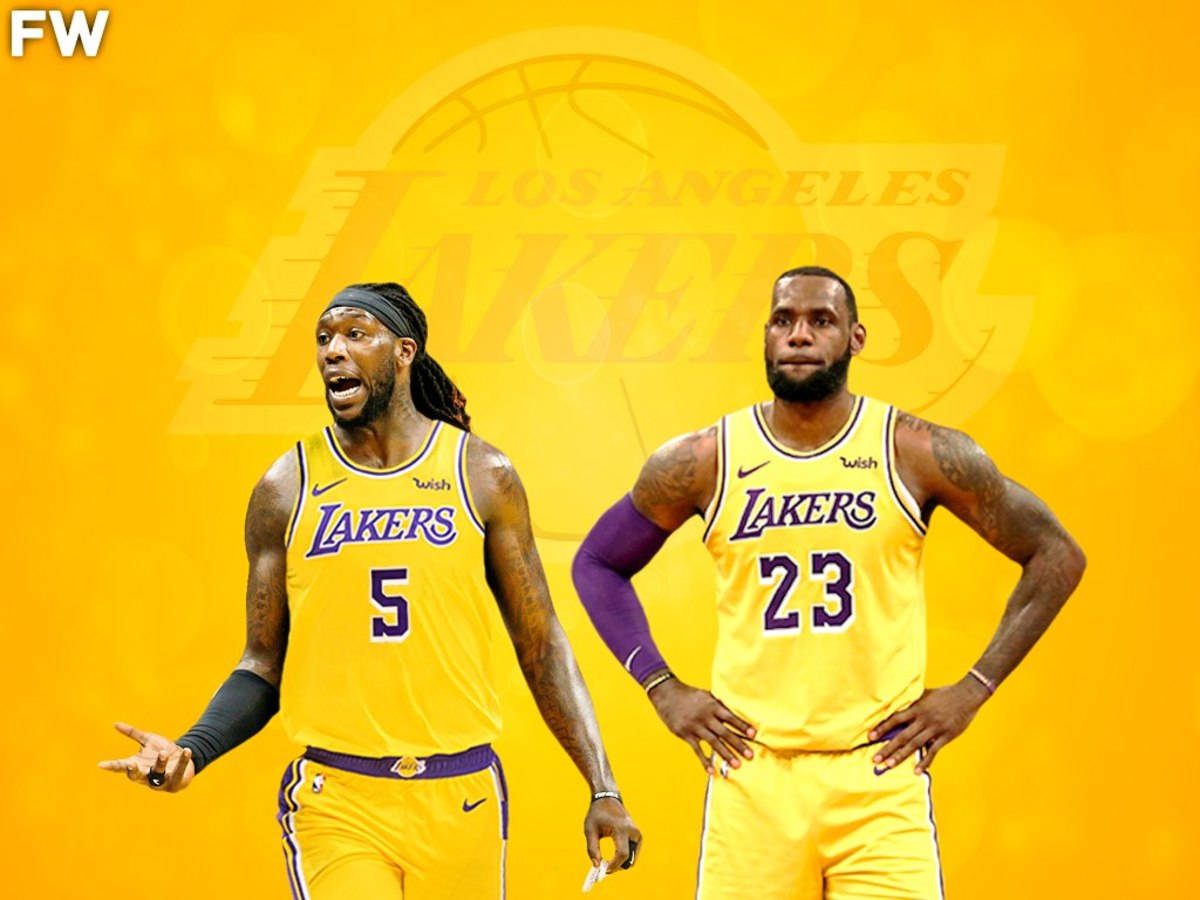 Montrezl Harrell And Lebron James Background
