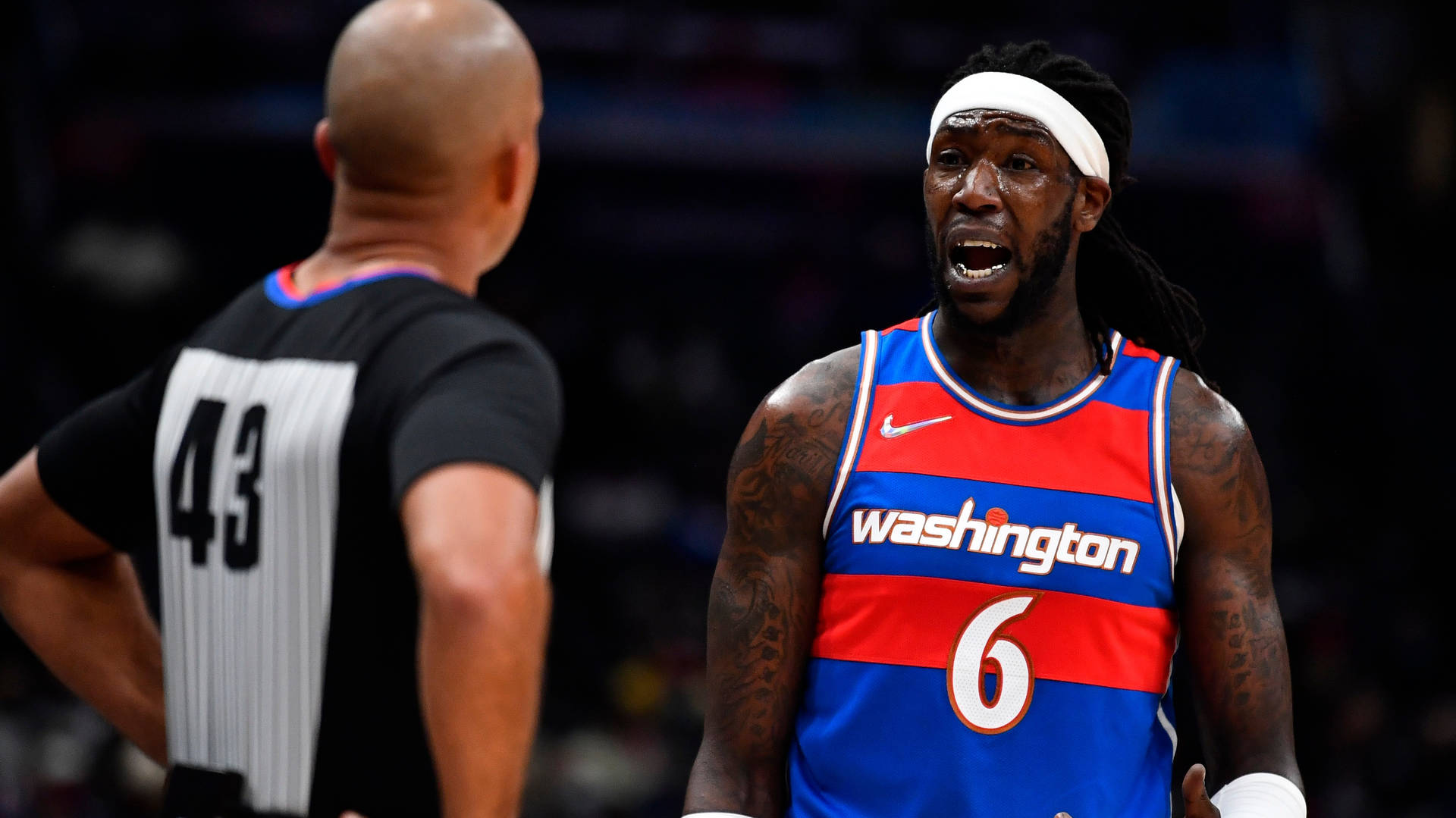 Montrezl Harrell And Referee