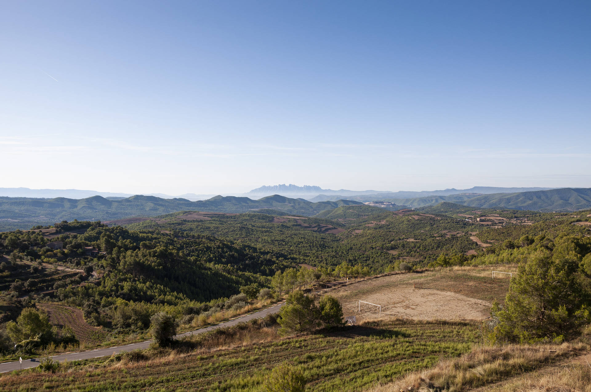 Montserrat Plain Fields Background