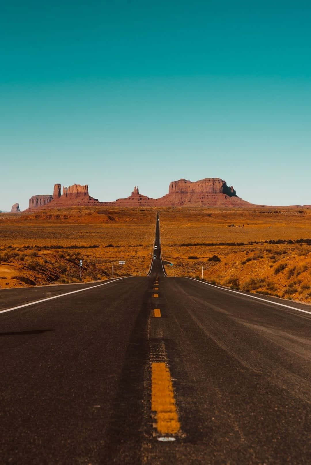 Monument Valley In The Desert Iphone Background