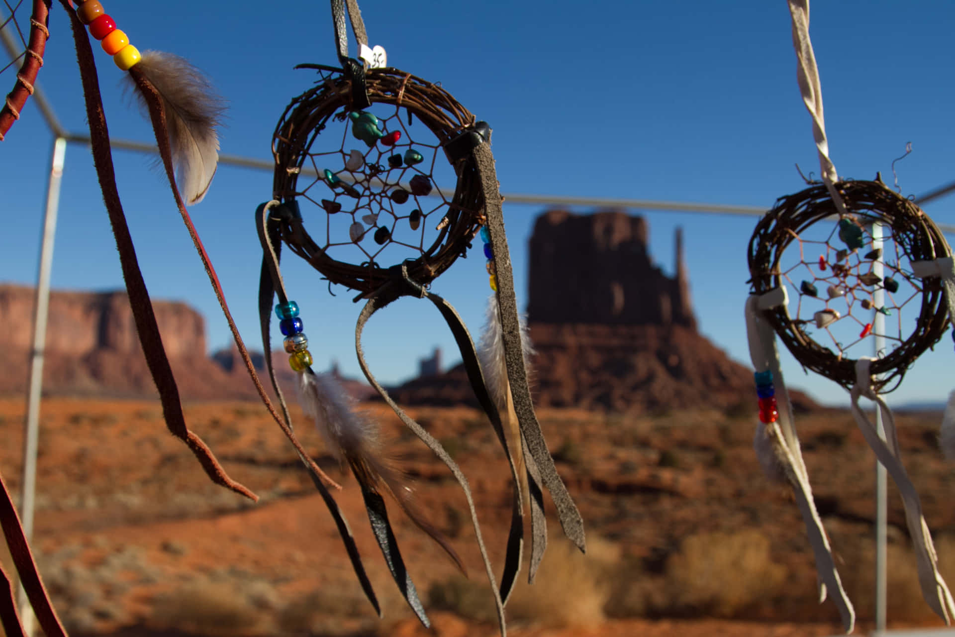 Monument Valley Navajo Tribal Park Dreamcatchers Background