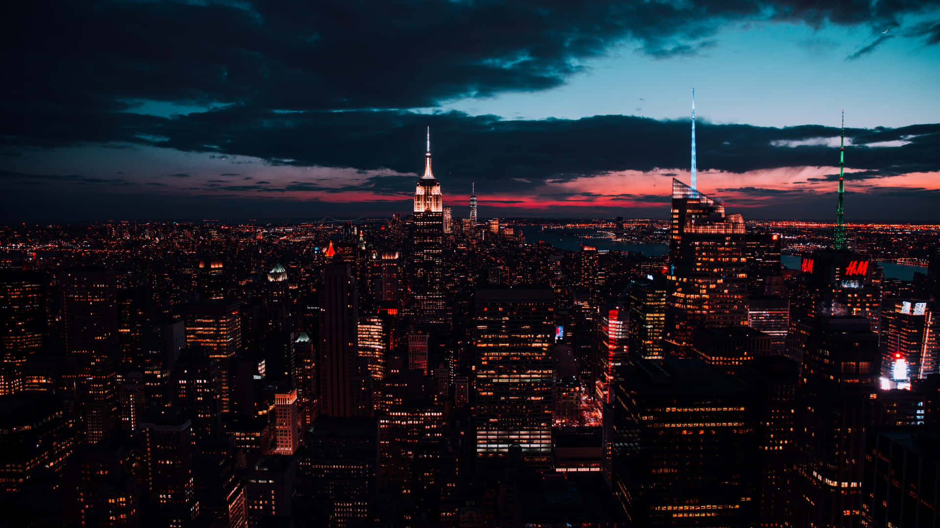 Monumental New York City Skyline Background