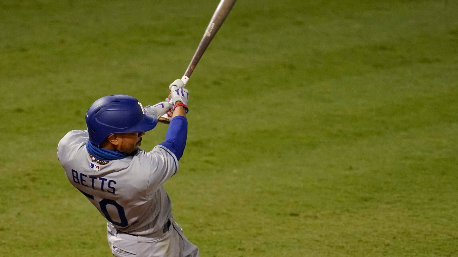 Mookie Betts Swinging Bat