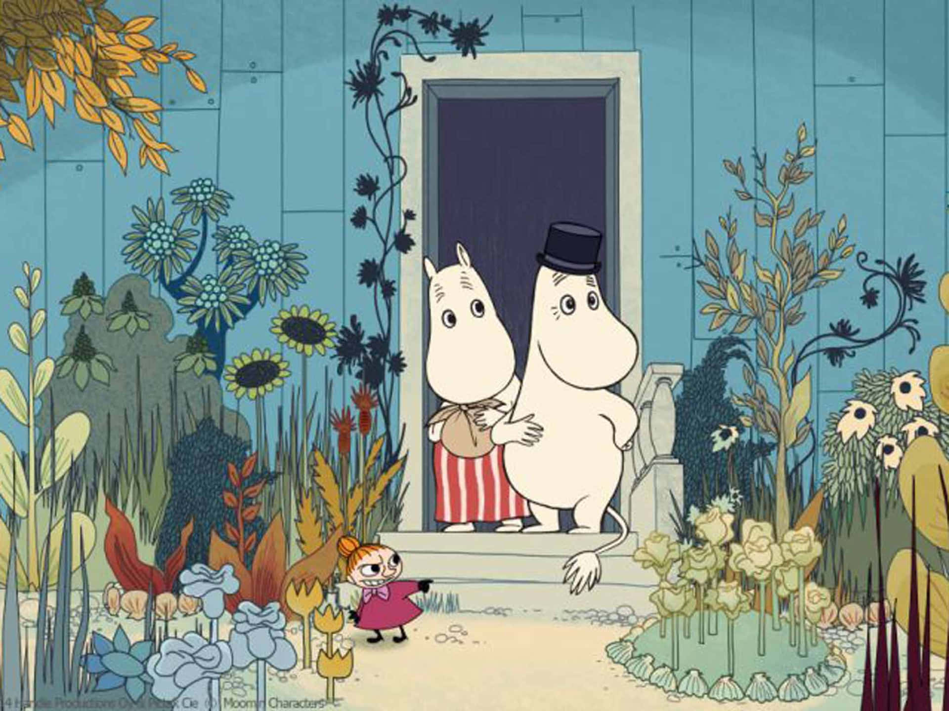 Moomin Desktop Moomin In Top Hat Background