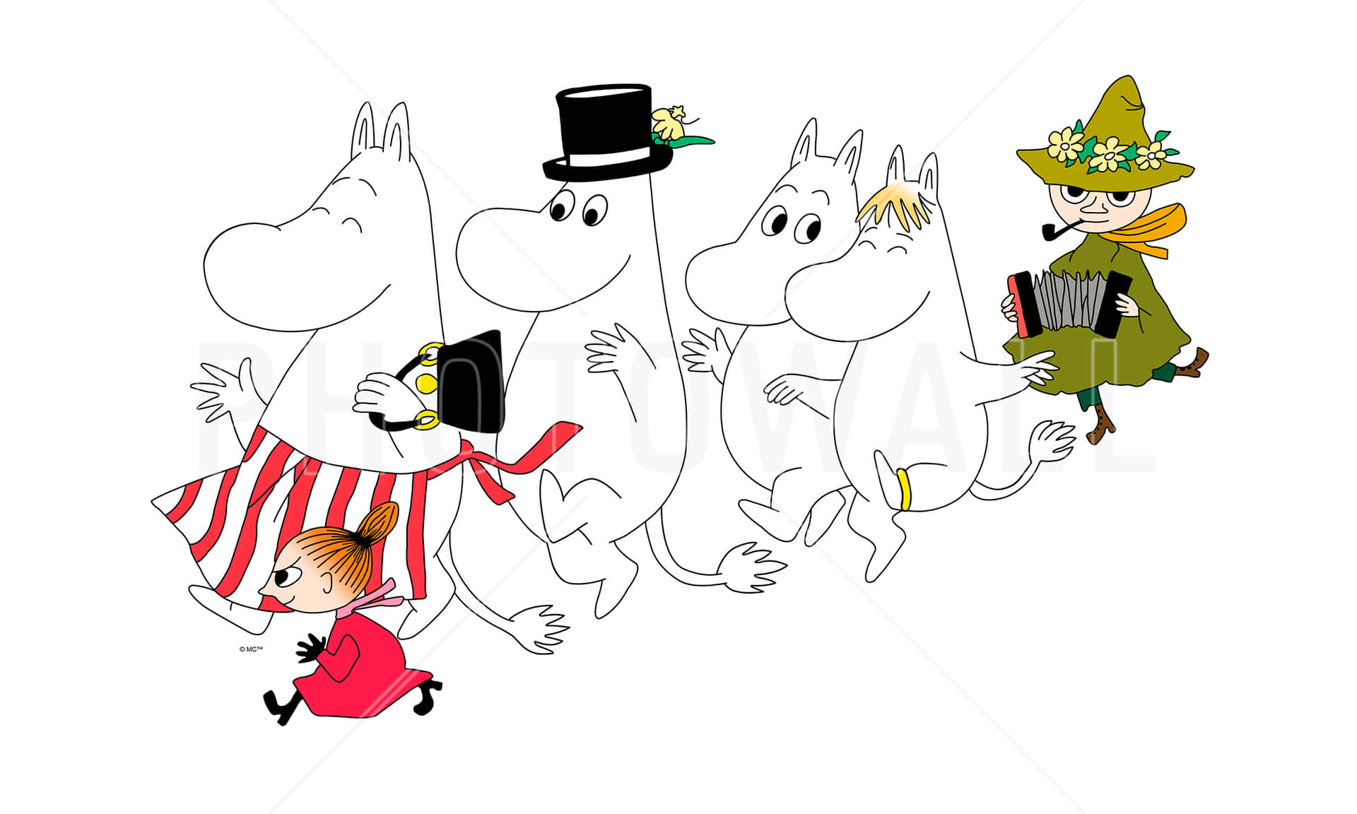 Moomin Desktop Parade Background