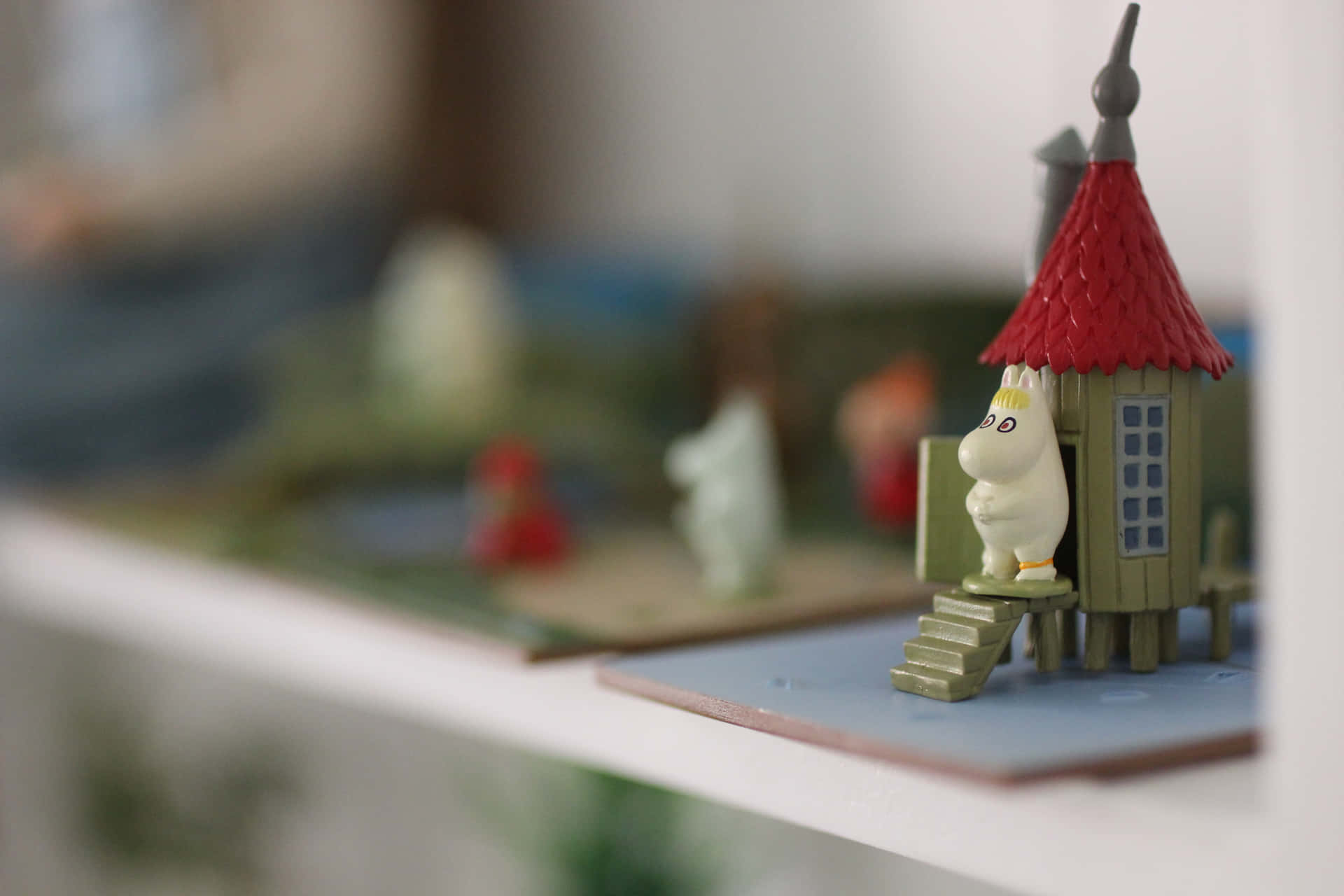 Moomin Desktop Toy Houses Background