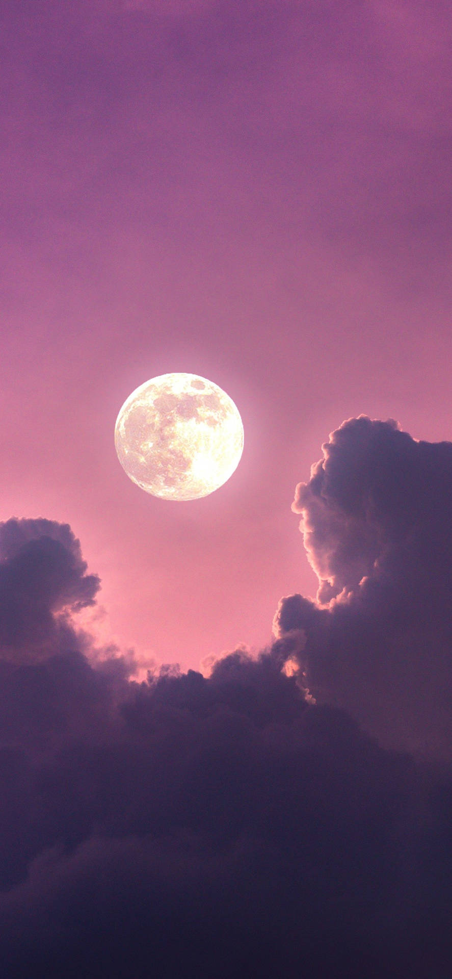 Moon Aesthetic Dark Clouds