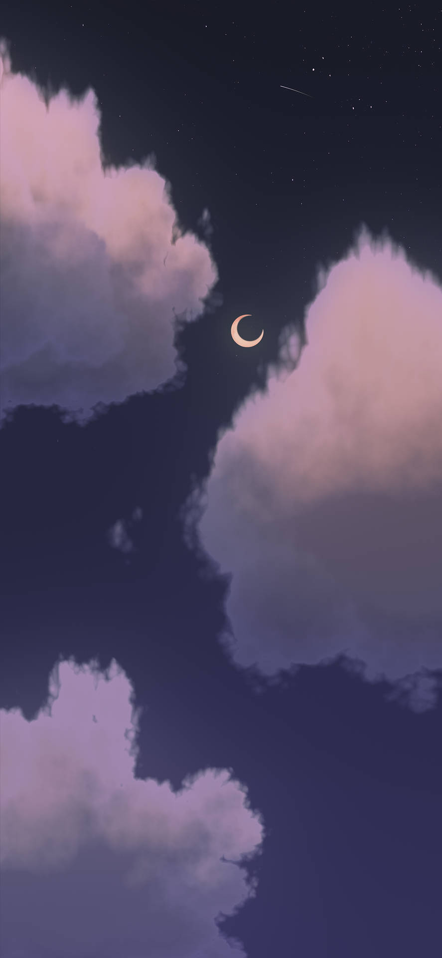 Moon Aesthetic Fantasy Background