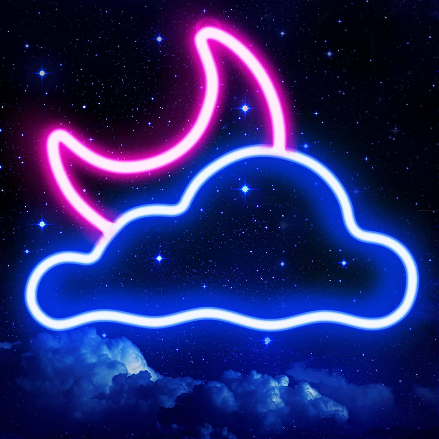 Moon And Cloud Light Background
