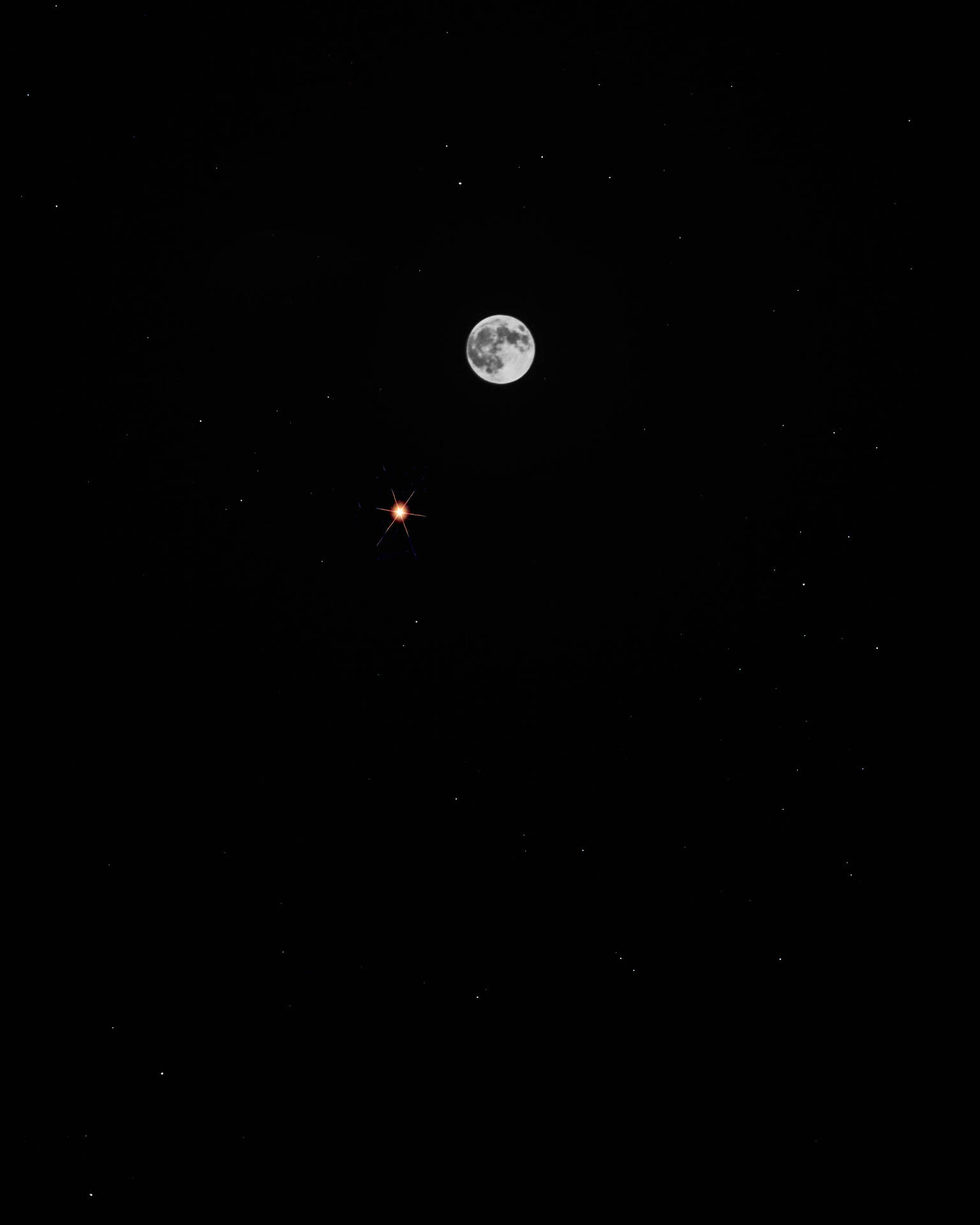 Moon And Star Background