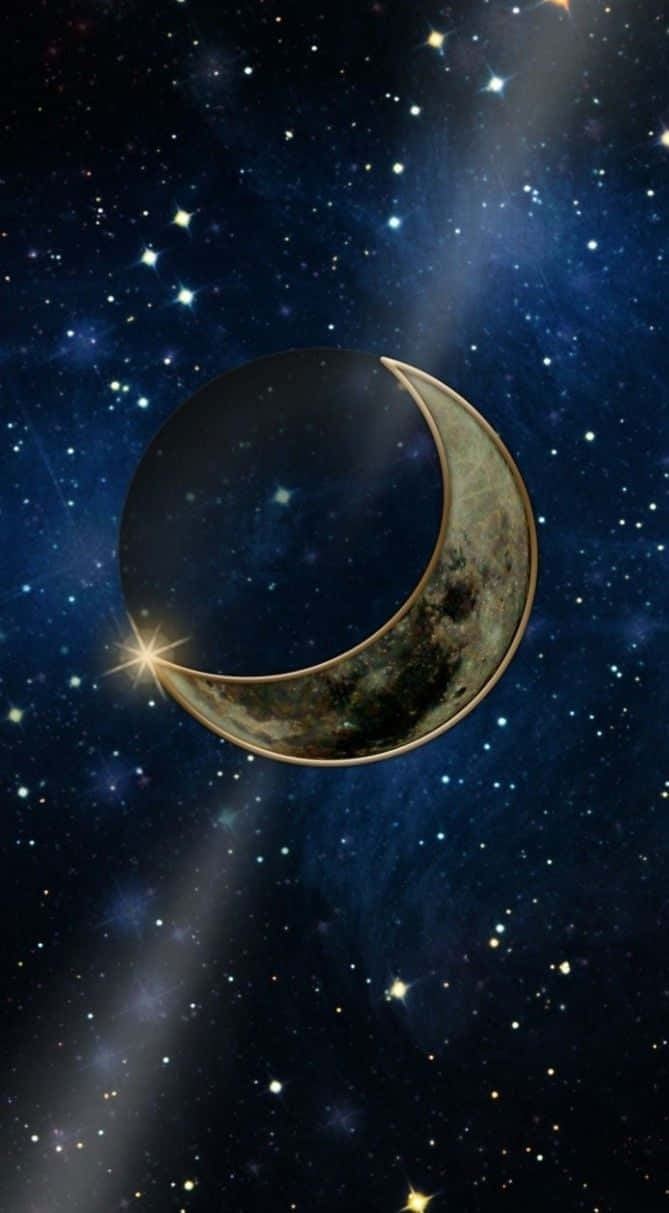 Moon And Stars Phone Celestial Background