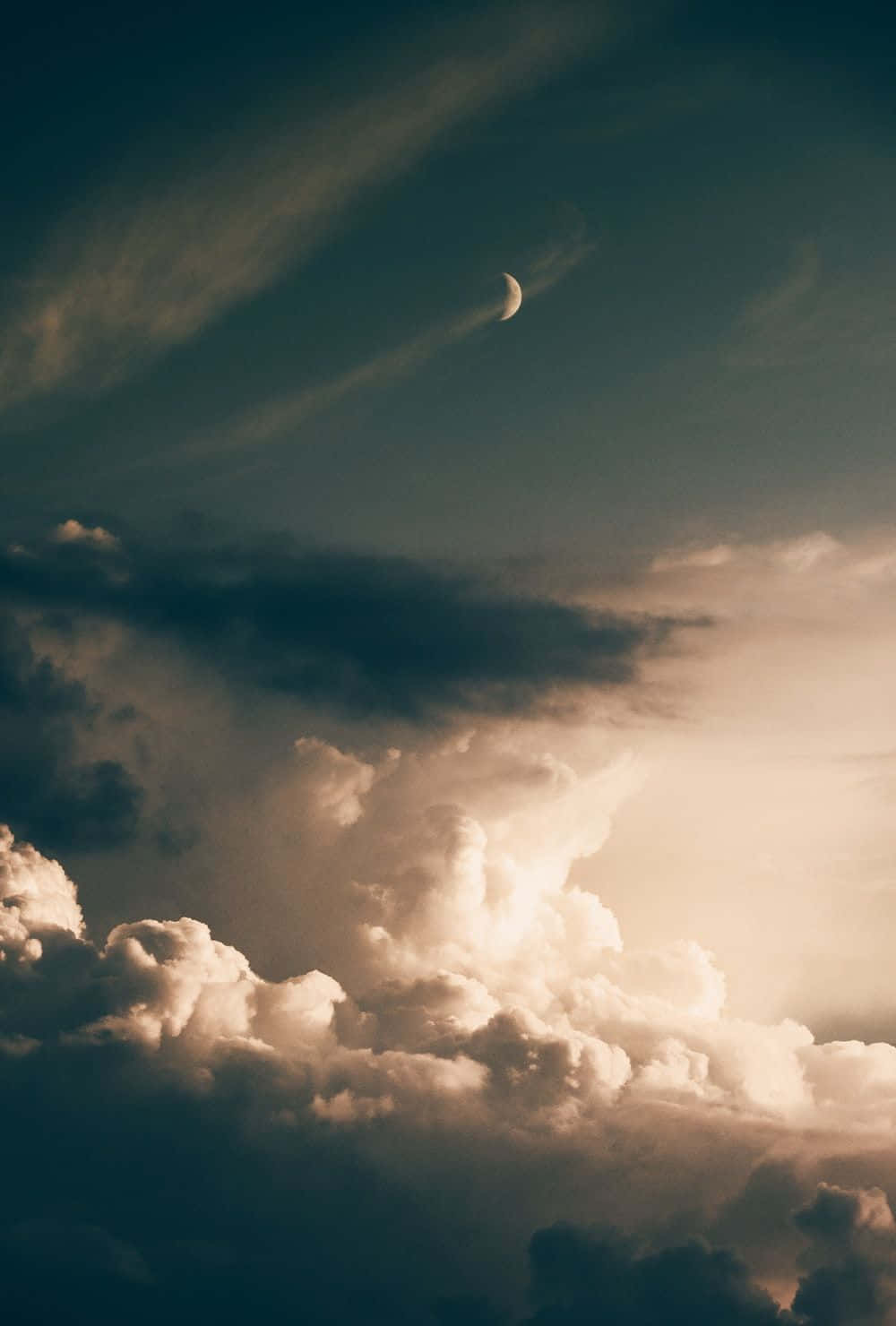 Moon And Stars Phone Pastel Background