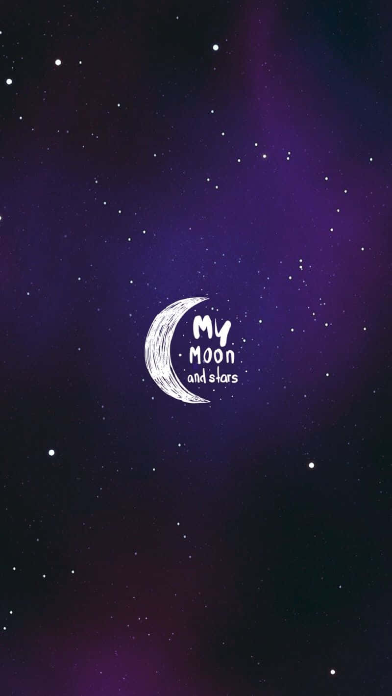 Moon And Stars Phone Text