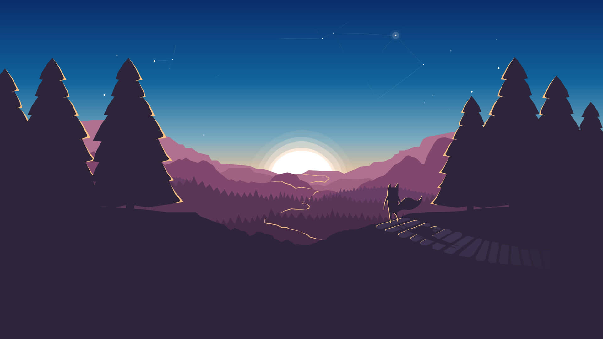 Moon On Its Minimum Bloom Background