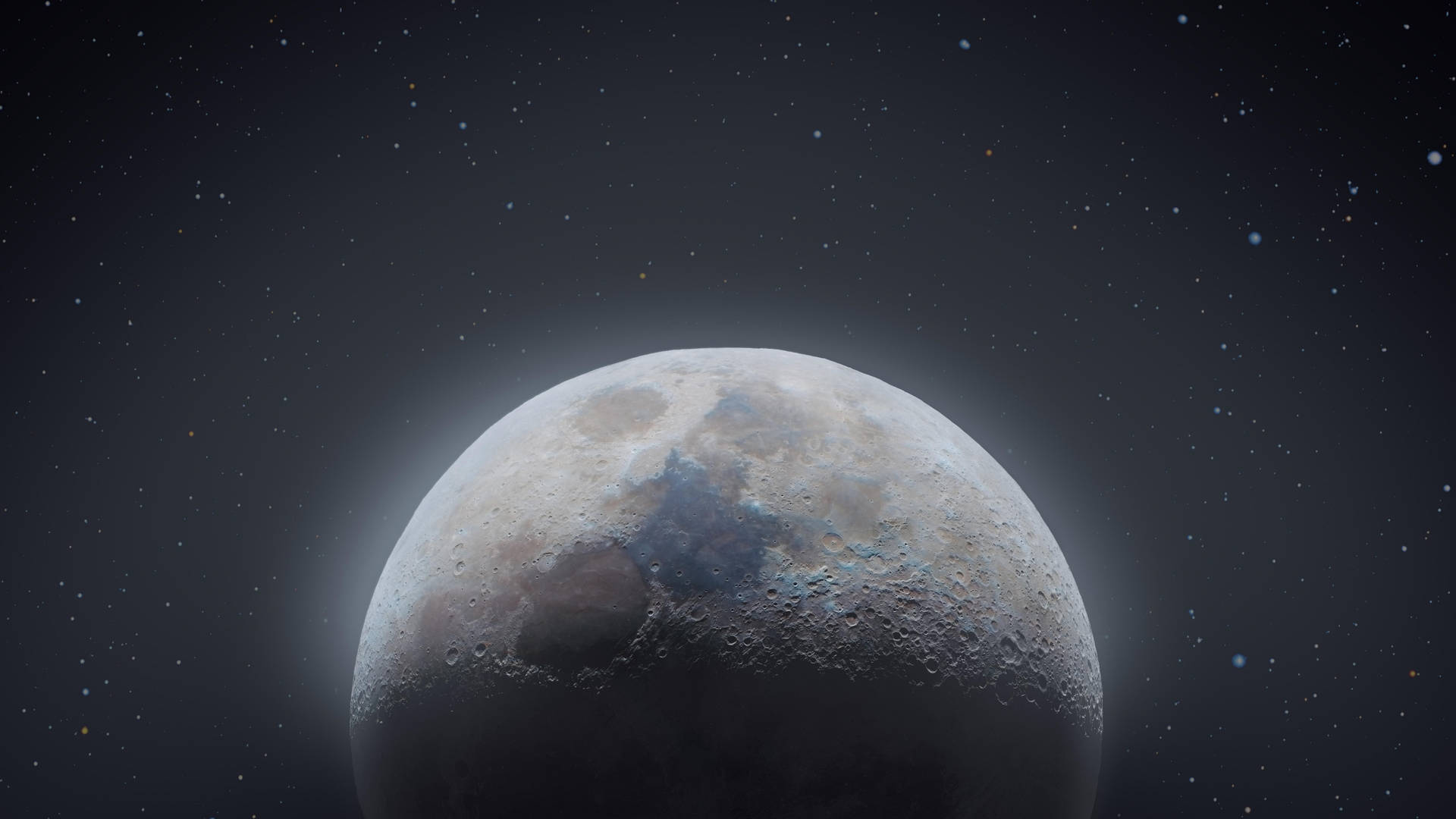 Moon Peeking For Moonlight 4k Background