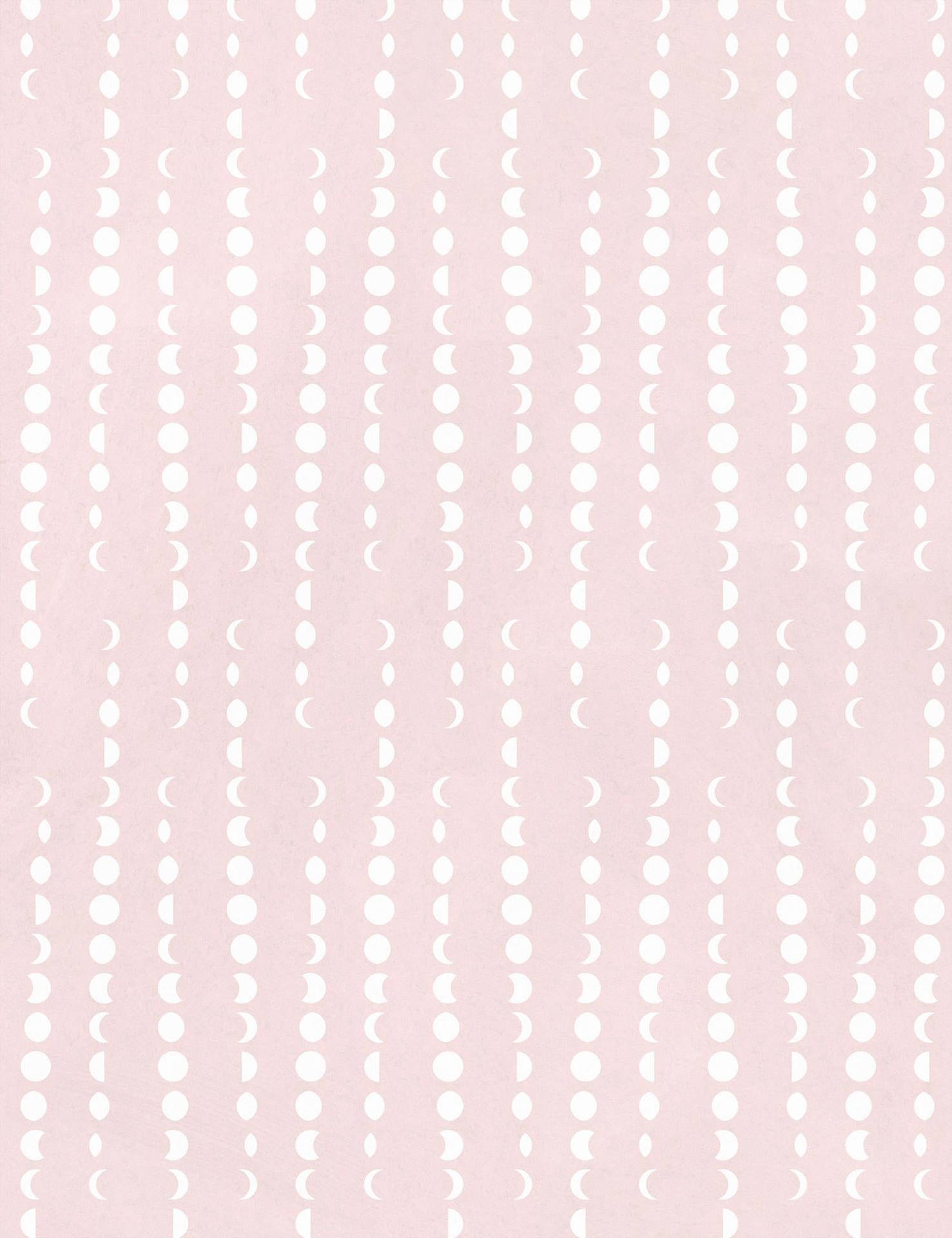 Moon Phases Plain Pink