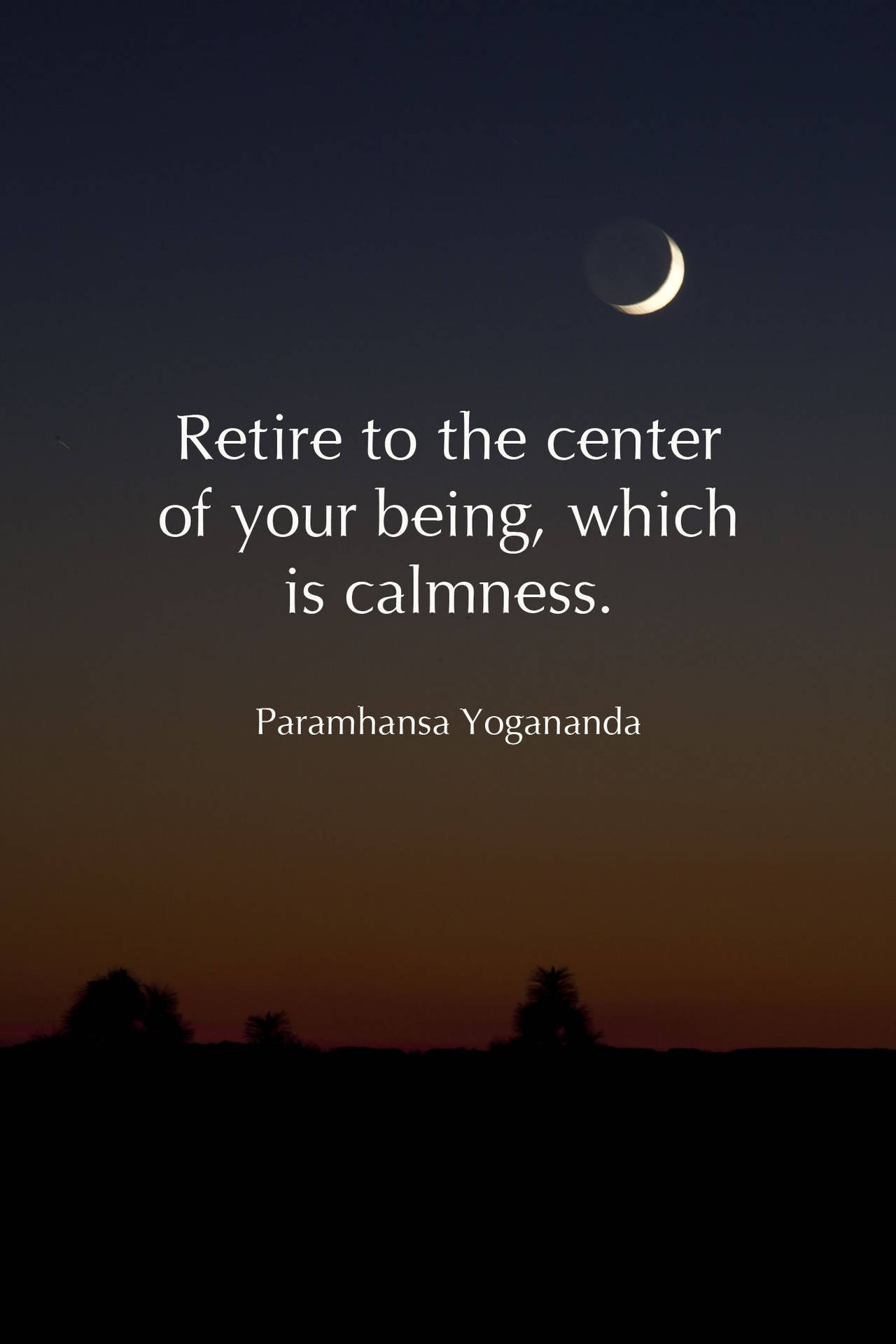 Moon Quote Paramhansa Yogananda Background