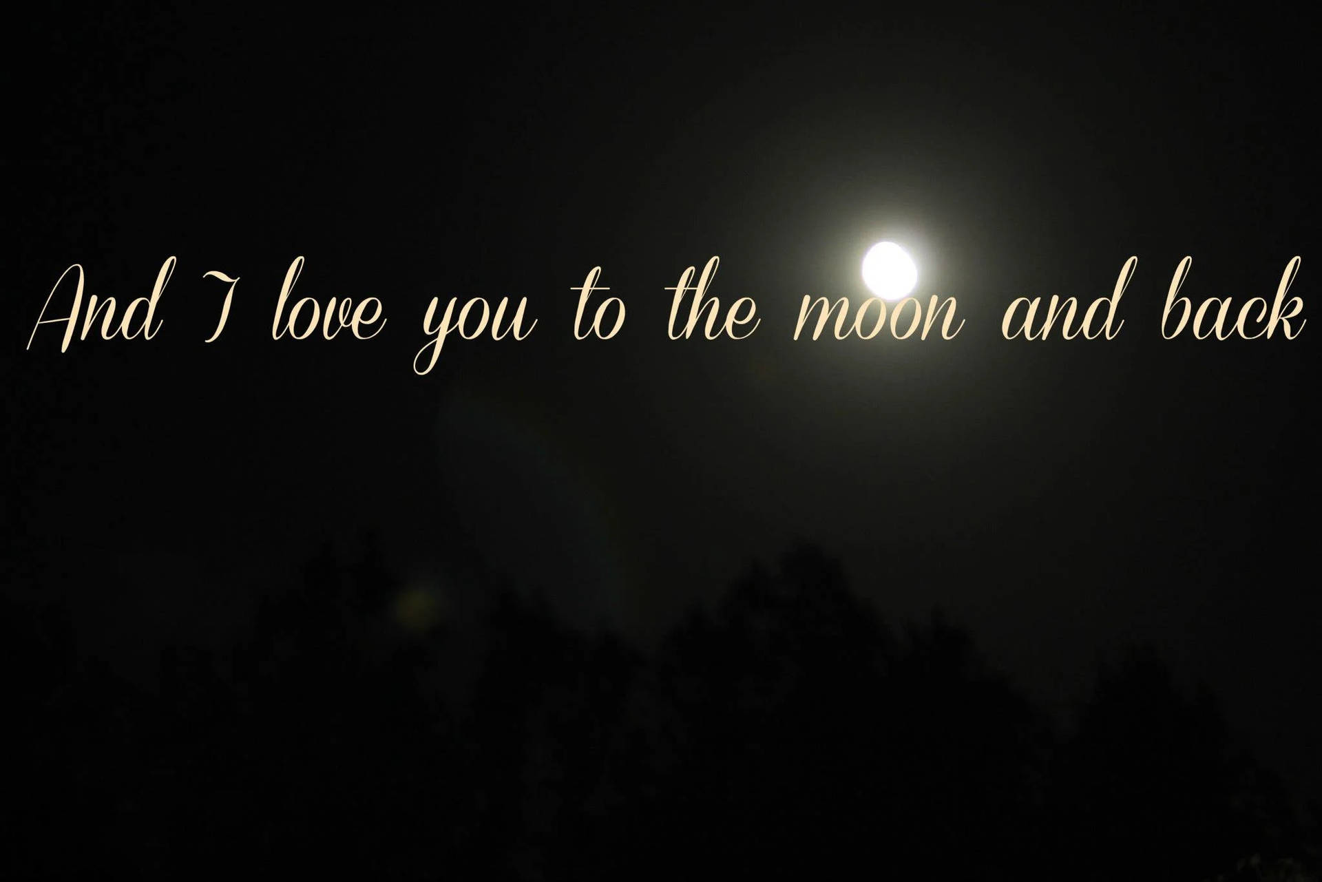 Moon Quotes Simple Background