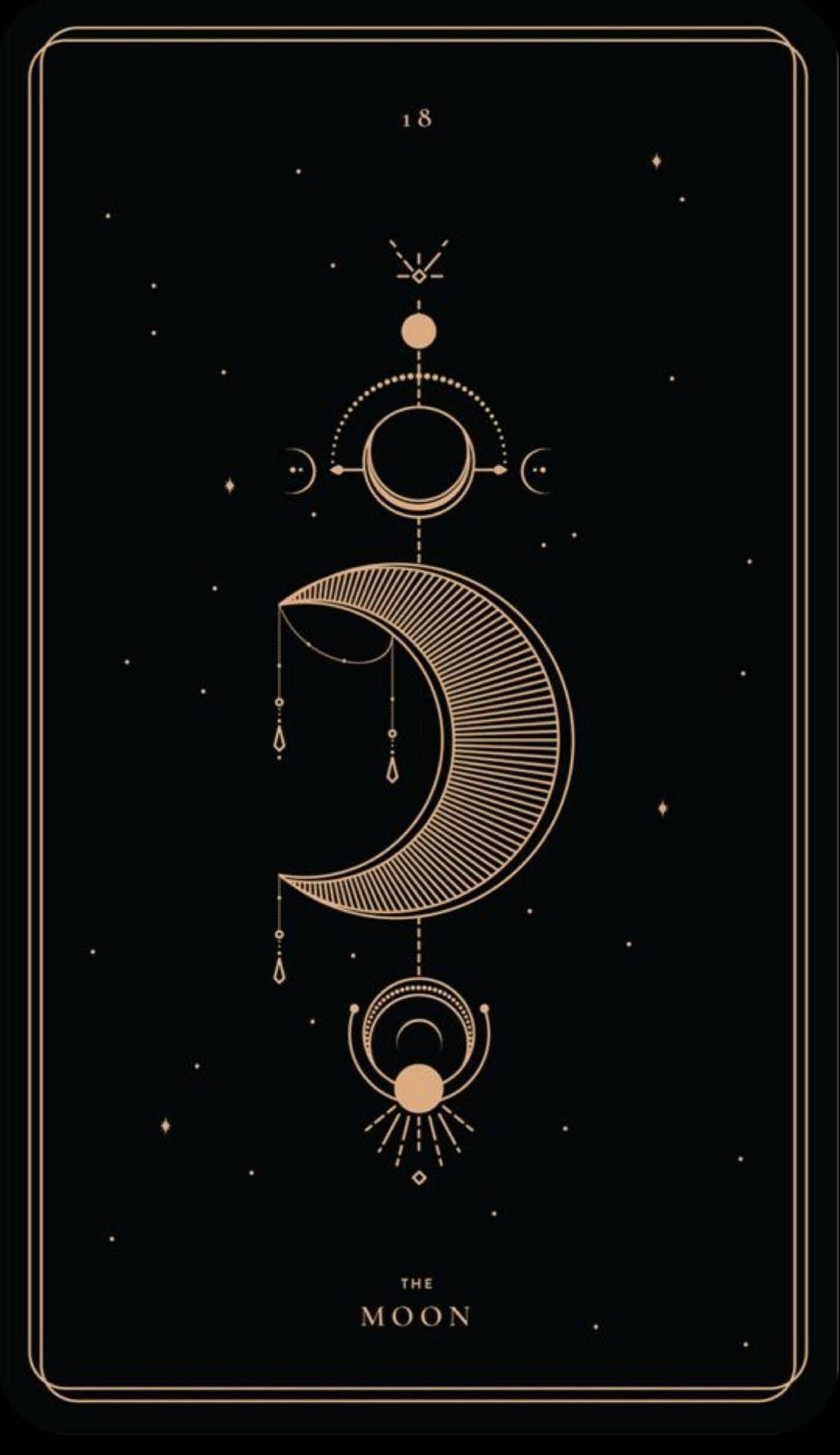 Moon Tarot Card Background