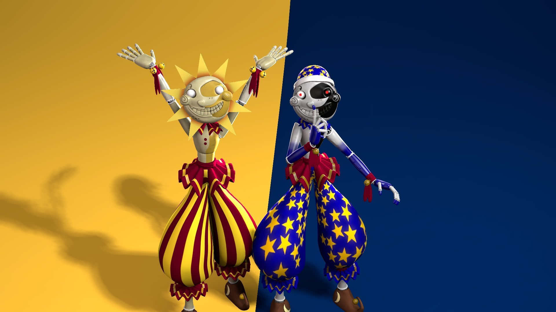 Moondrop And Sundrop Background