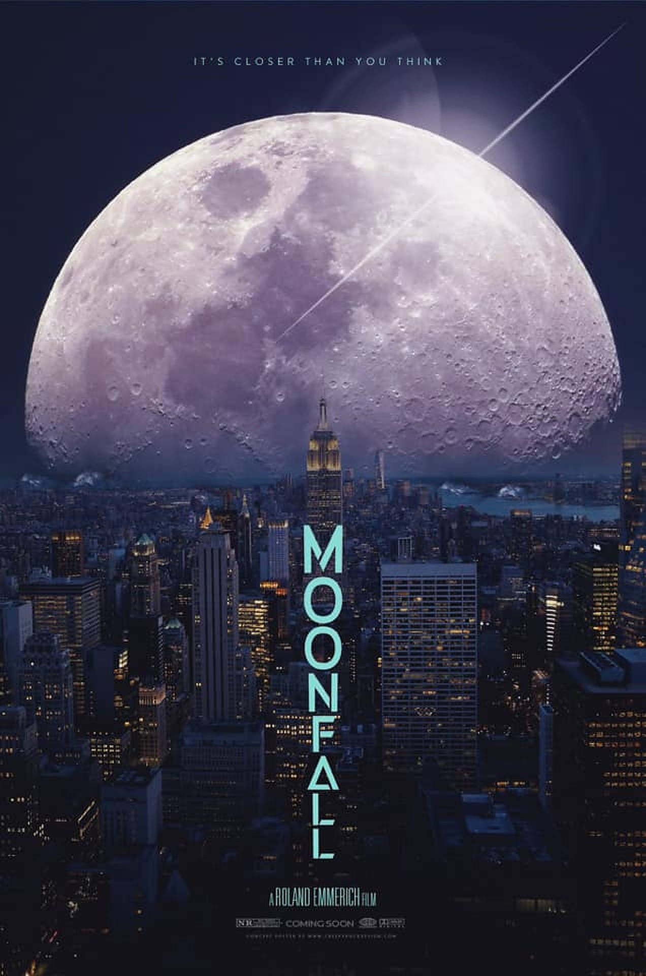 Moonfall In The City Background